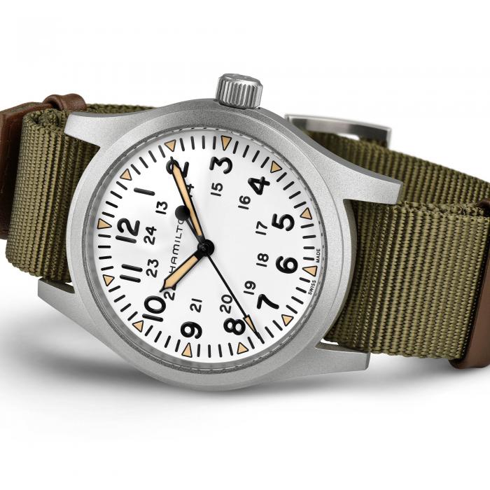 HAMILTON KHAKI FIELD MECHANICAL 42MM H69529913 OFFICIAL DEALER - immagine 2