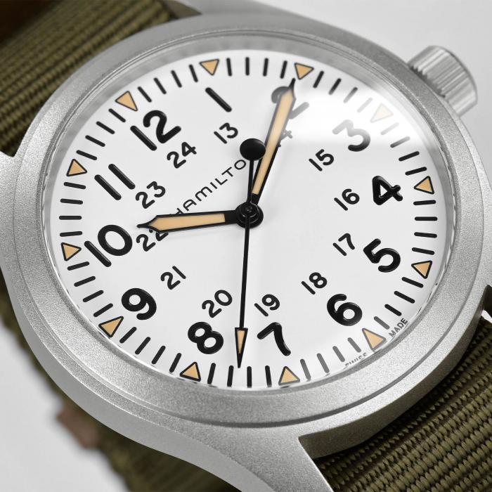 HAMILTON KHAKI FIELD MECHANICAL 42MM H69529913 OFFICIAL DEALER - immagine 3