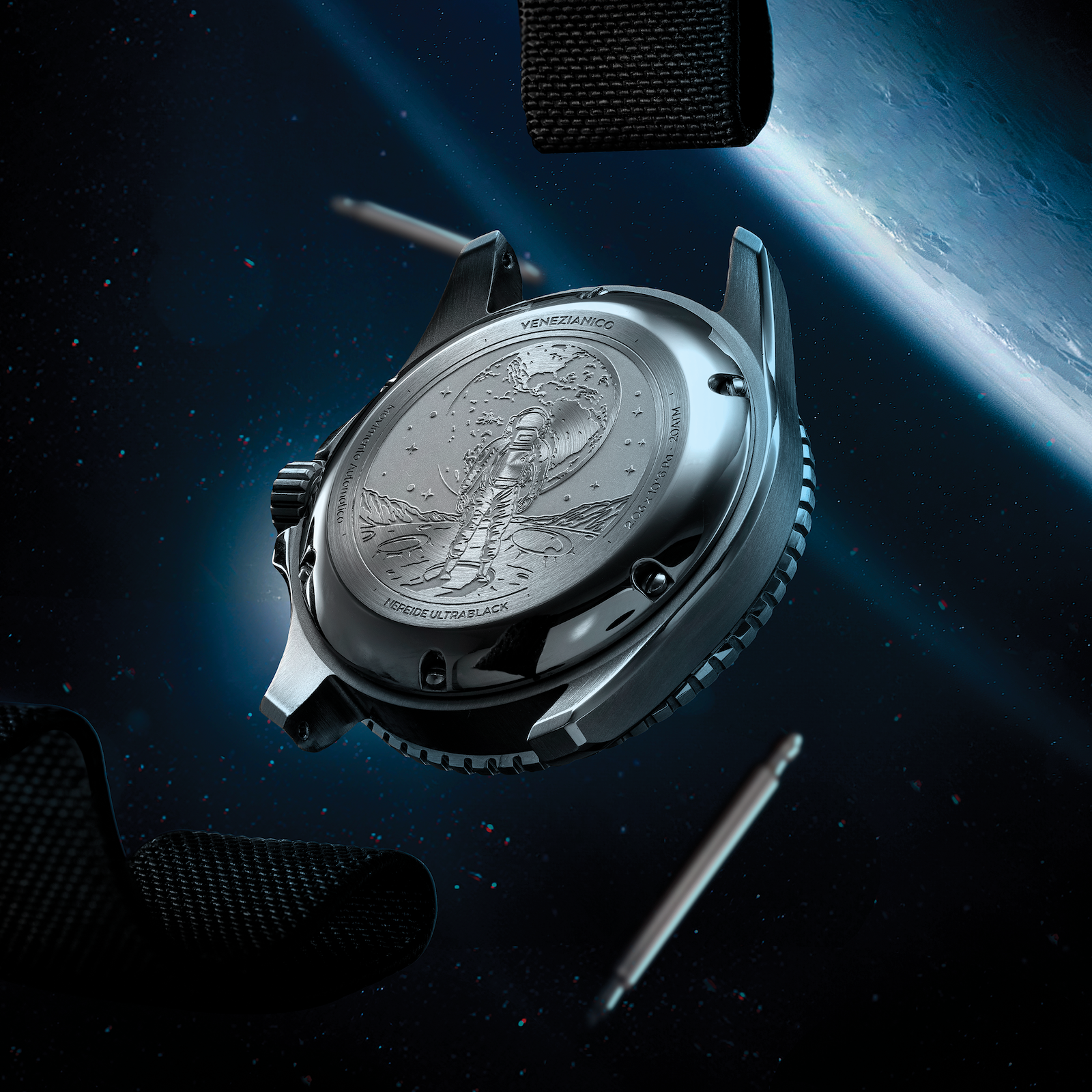 Venezianico Nereide Ultrablack 42mm 3921510 NEW OFFICIAL DEALER - immagine 8