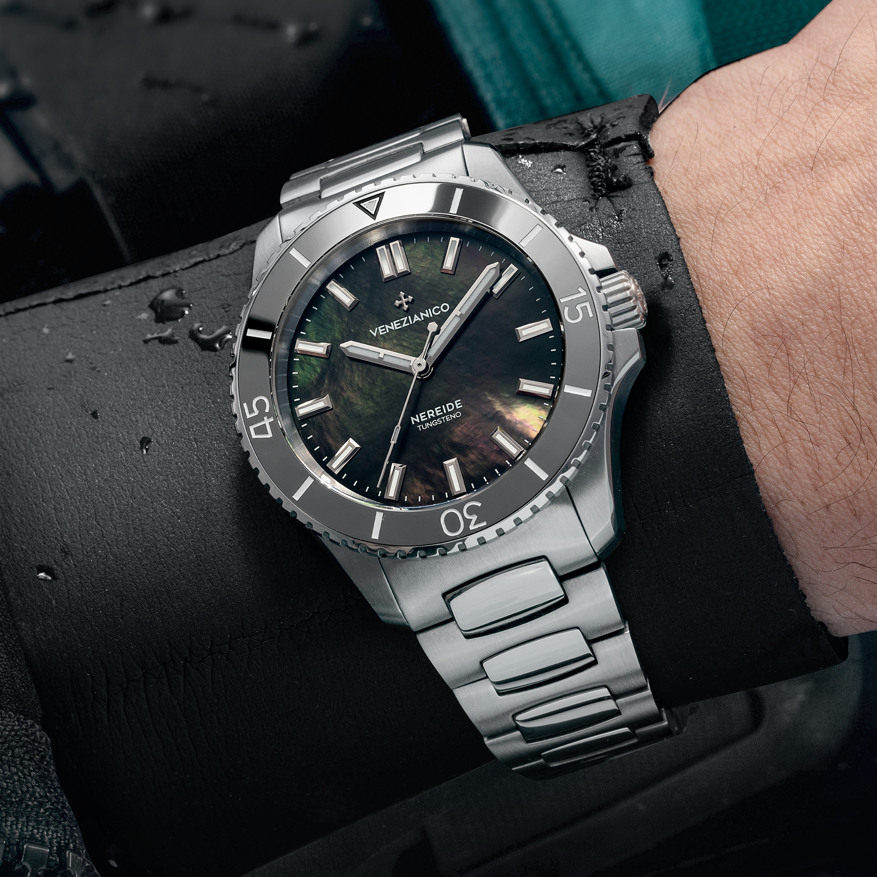 Venezianico Nereide Tungsteno 39mm 3121540C OFFICIAL DEALER - immagine 2