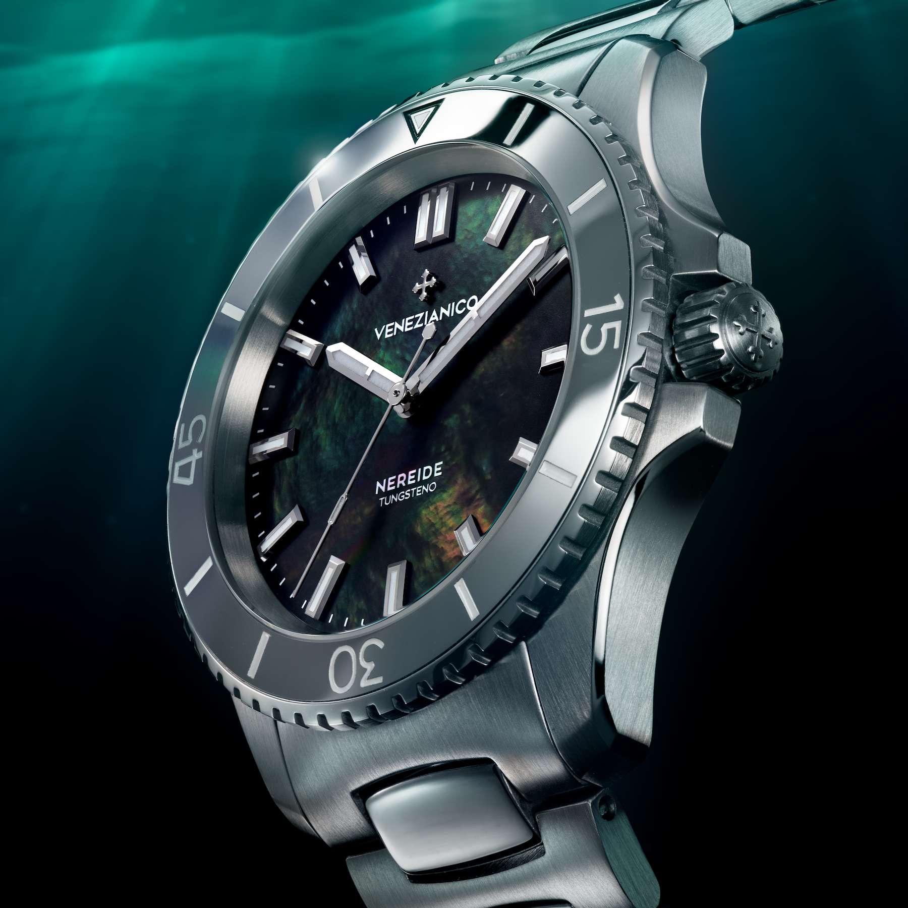 Venezianico Nereide Tungsteno 39mm 3121540C OFFICIAL DEALER - immagine 5