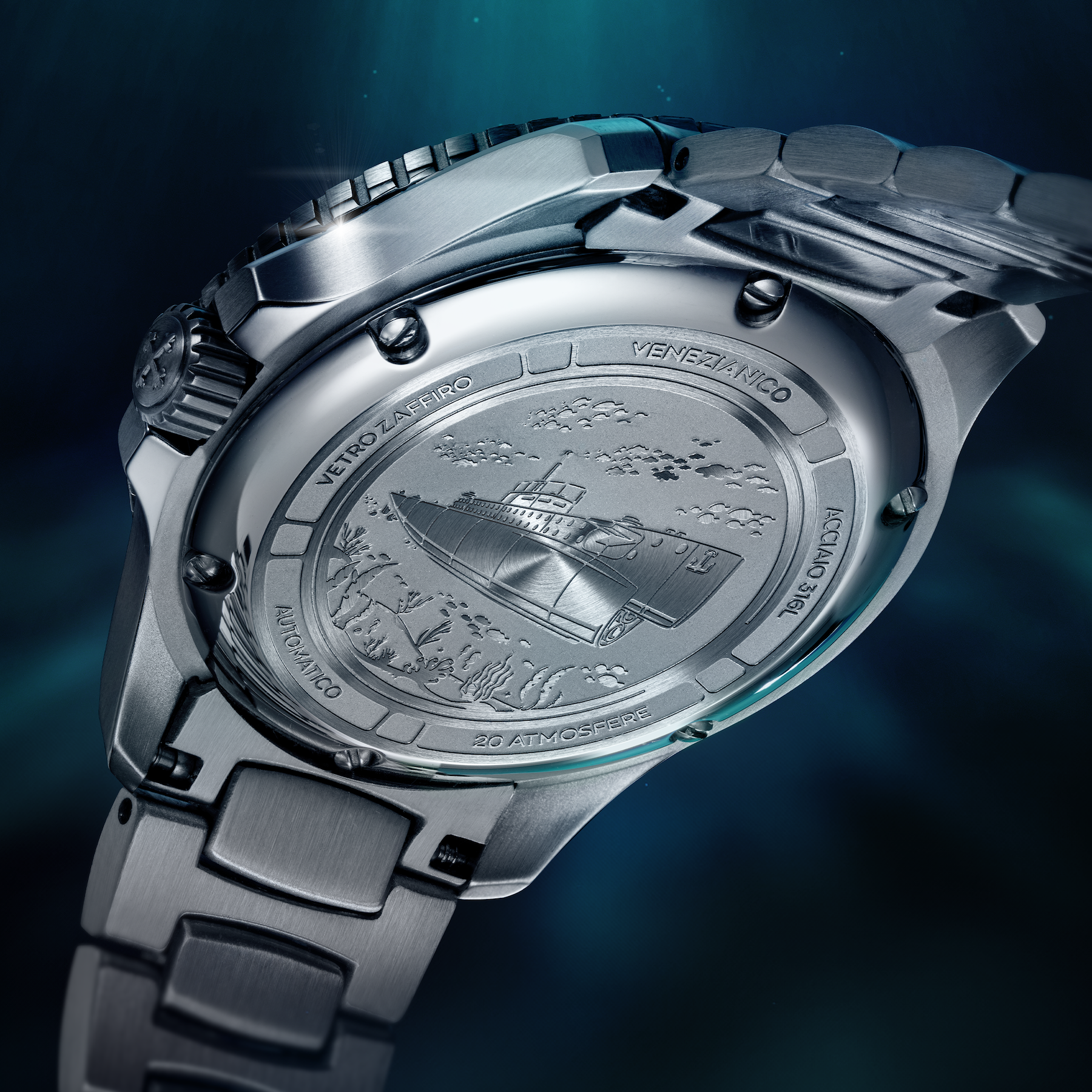 Venezianico Nereide Tungsteno 39mm 3121540C OFFICIAL DEALER - immagine 3