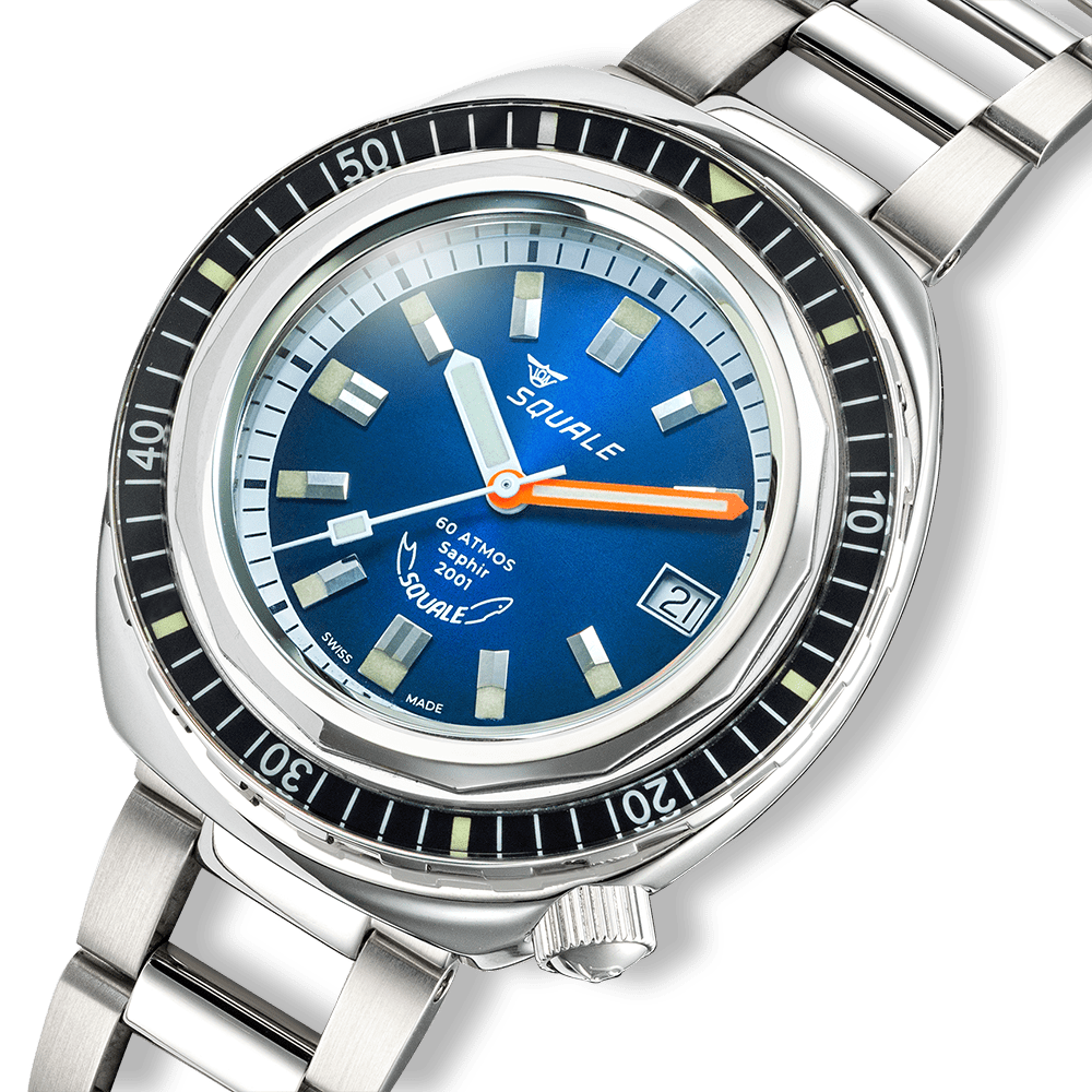 Squale 2001BKBL.AC Sunray Blue 2001OFFICIAL DEALER - immagine 4