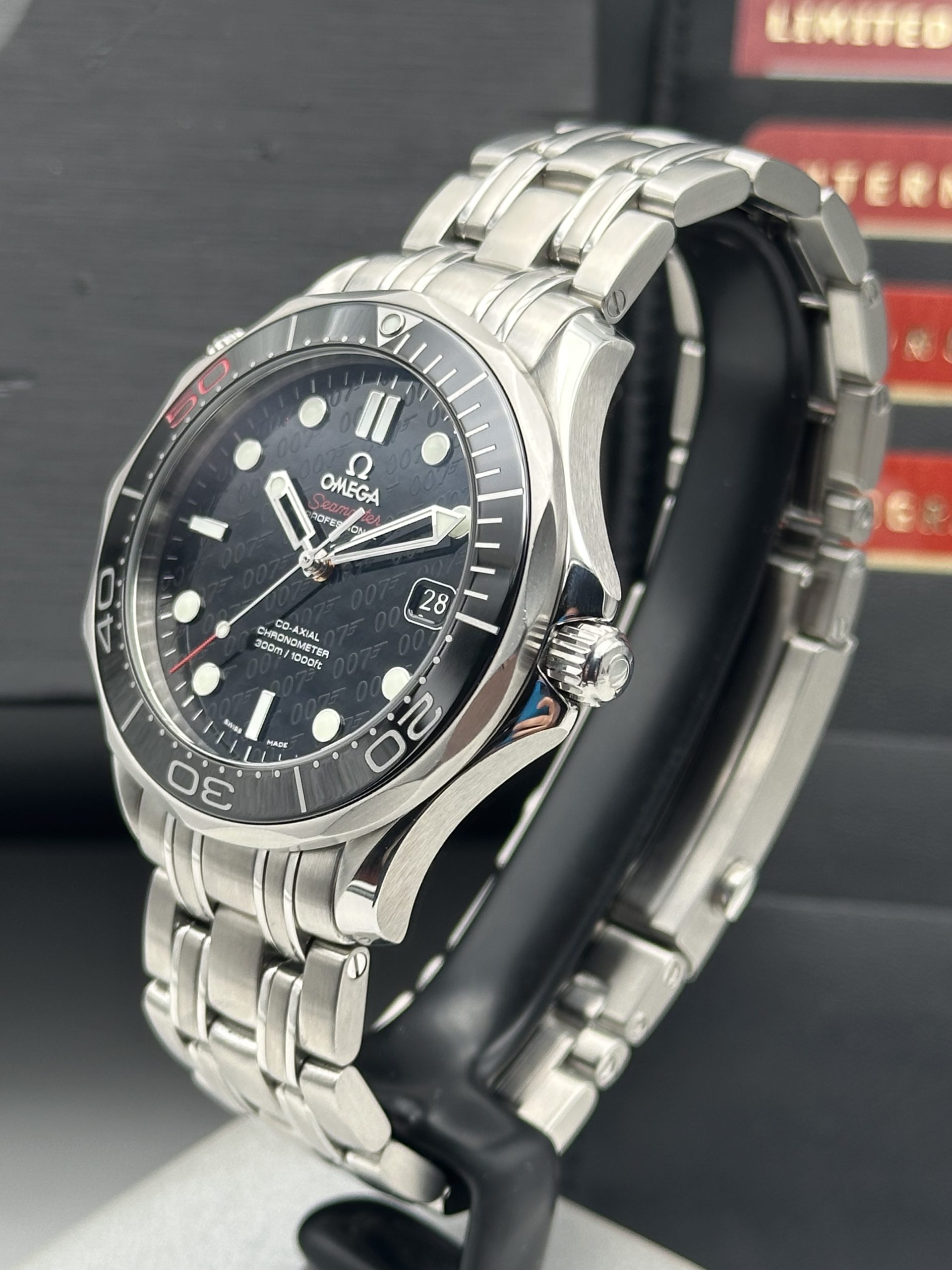 Omega Seamaster Diver 300 M James Bond 21230412001005 LIMITED EDITION SUPER FULL SET PERFECT CONDITION LIKE NEW 2012 - immagine 8