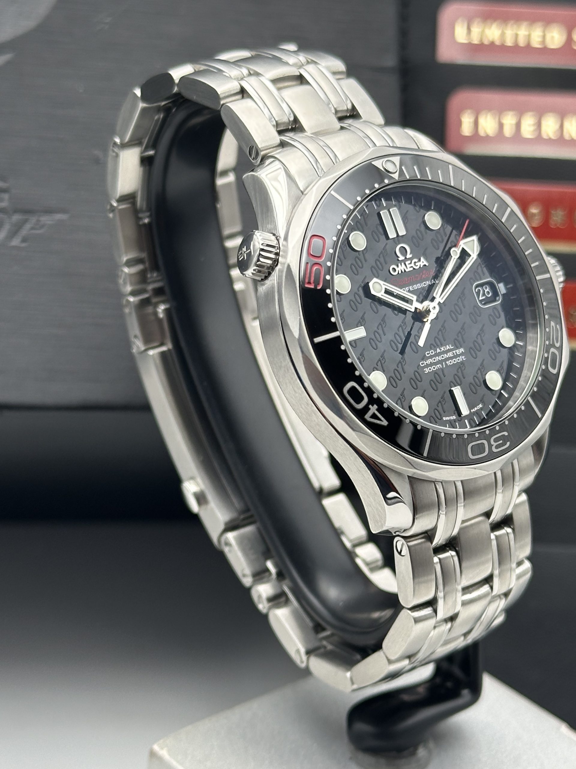 Omega Seamaster Diver 300 M James Bond 21230412001005 LIMITED EDITION SUPER FULL SET PERFECT CONDITION LIKE NEW 2012 - immagine 6