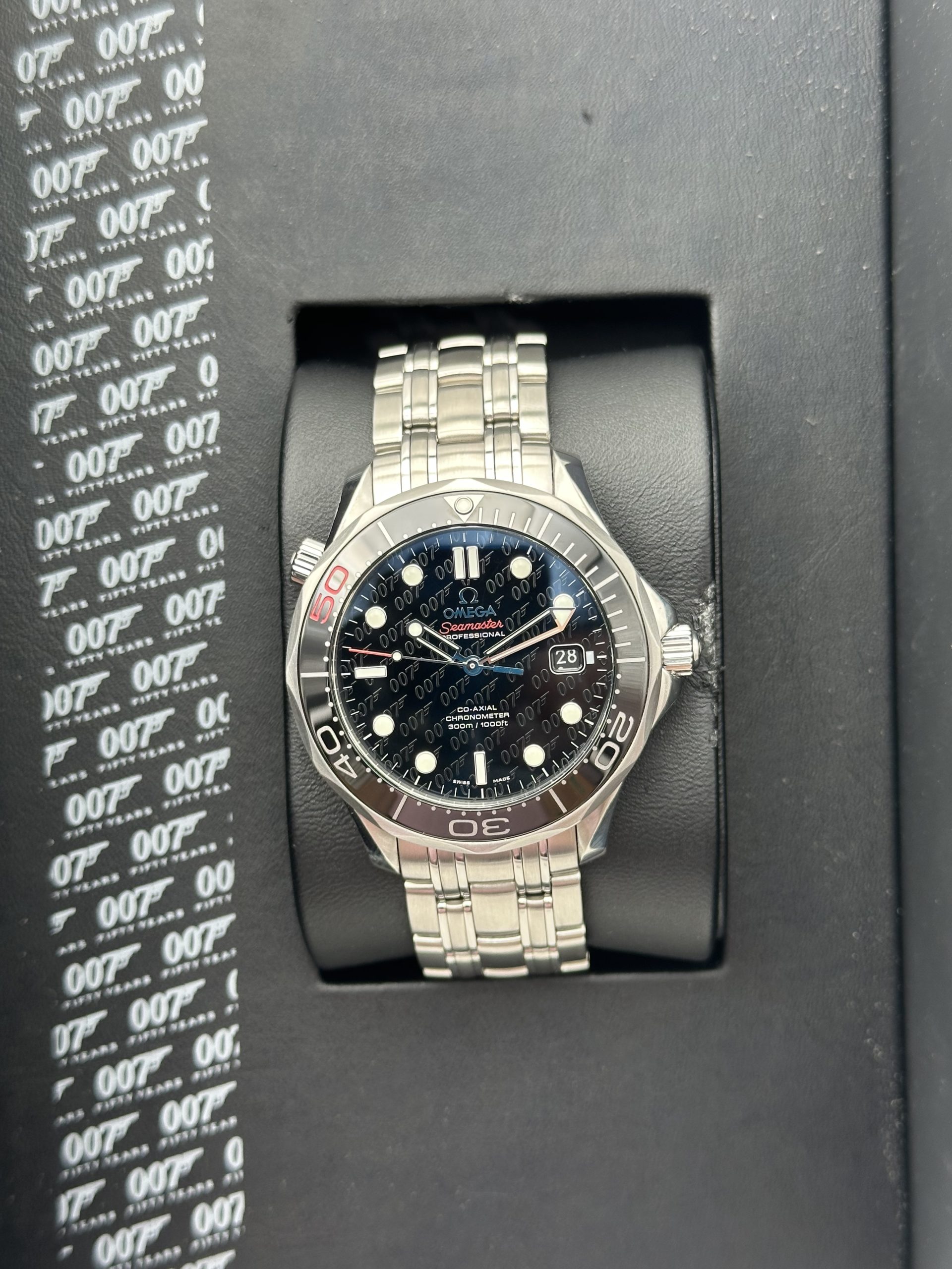 Omega Seamaster Diver 300 M James Bond 21230412001005 LIMITED EDITION SUPER FULL SET PERFECT CONDITION LIKE NEW 2012 - immagine 16