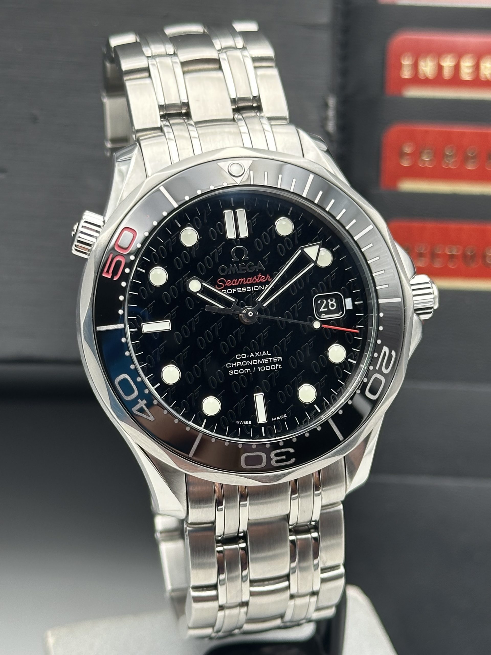 Omega Seamaster Diver 300 M James Bond 21230412001005 LIMITED EDITION SUPER FULL SET PERFECT CONDITION LIKE NEW 2012 - immagine 5