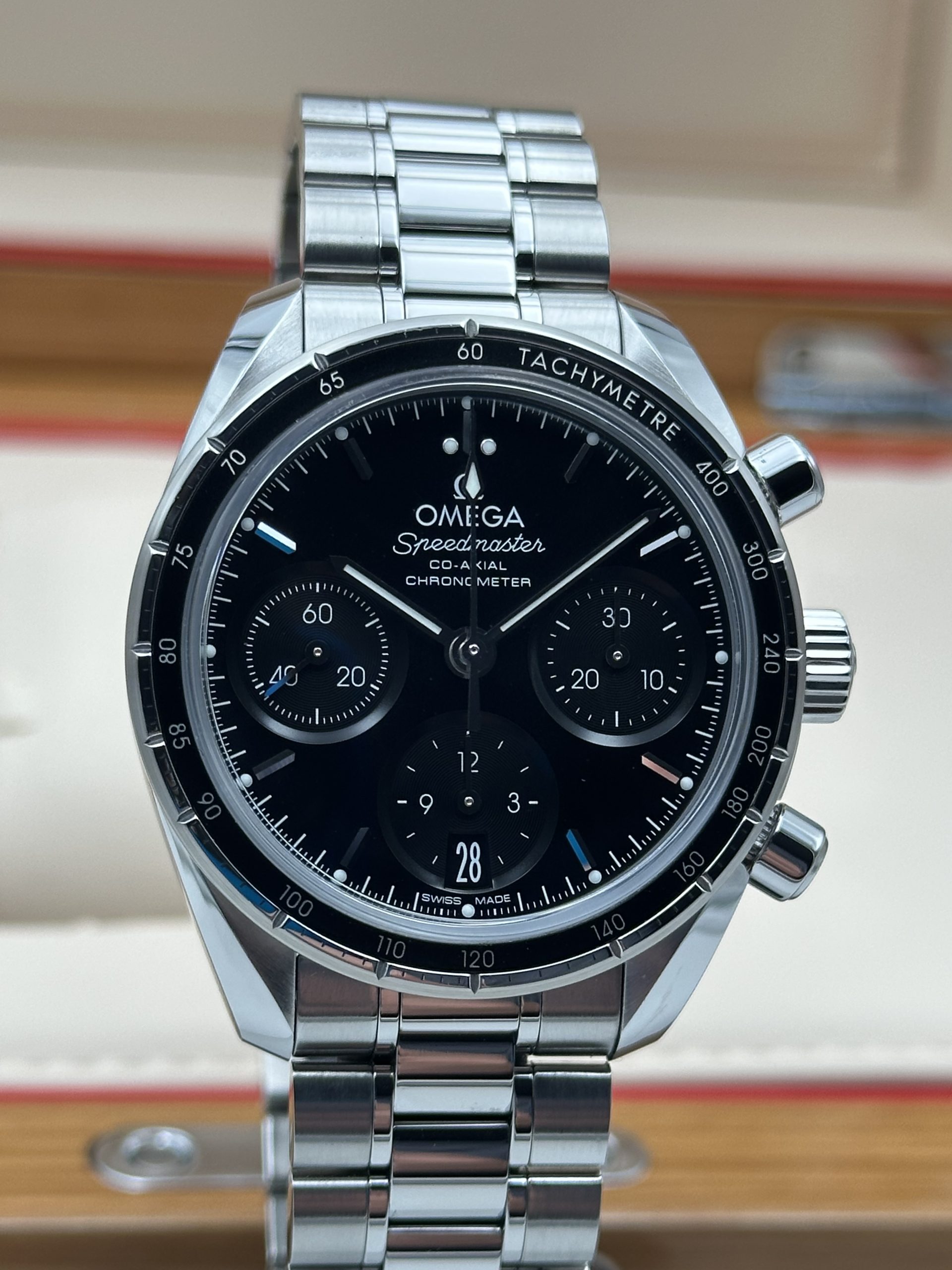 Omega Speedmaster Co-axial Chronograph Full Set Perfect Condition 32430385001001 - immagine 4