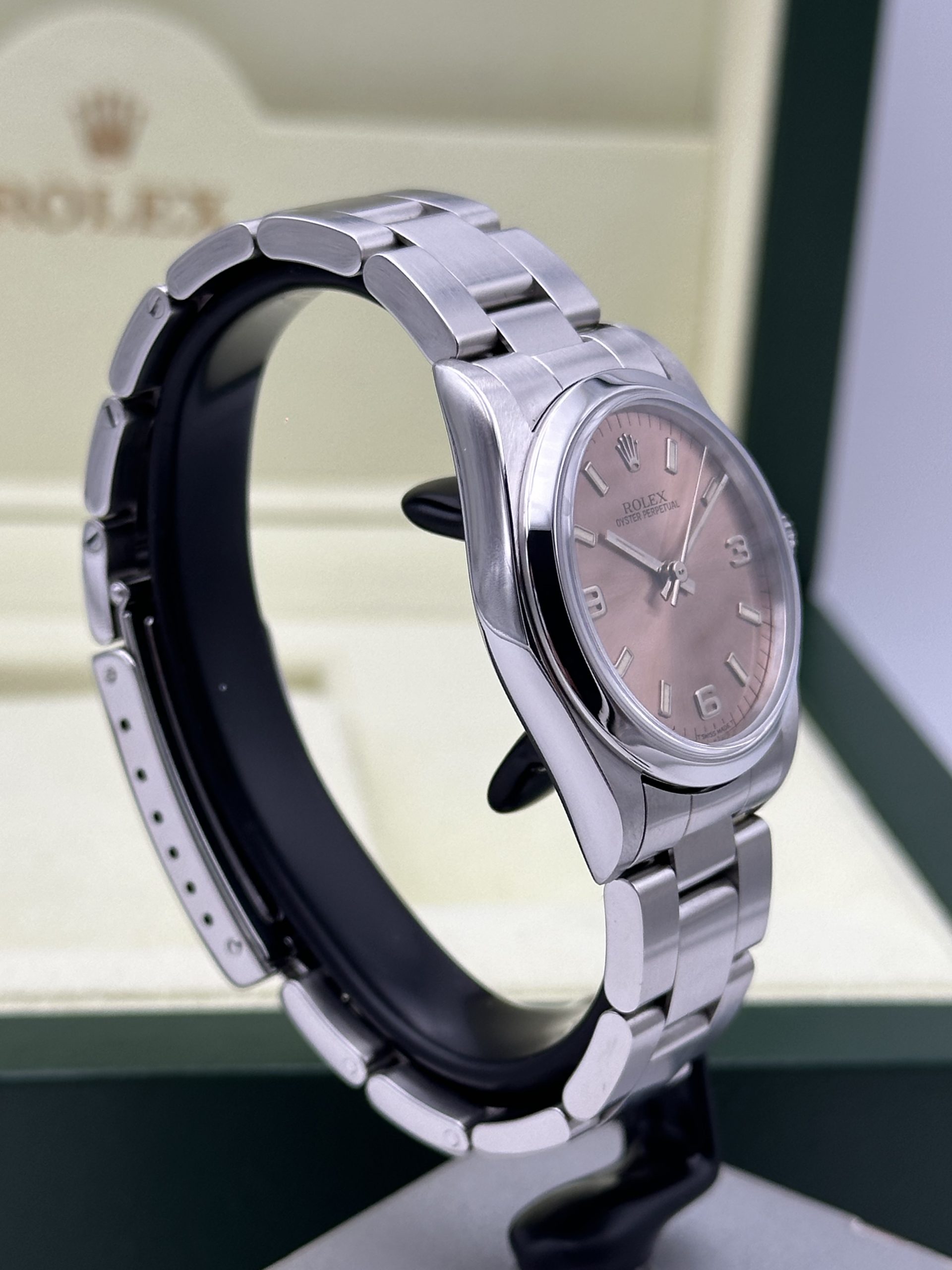 Rolex Oyster Perpetual 31 mm Perfect Condition Like New Pink Dial 1998 - immagine 5