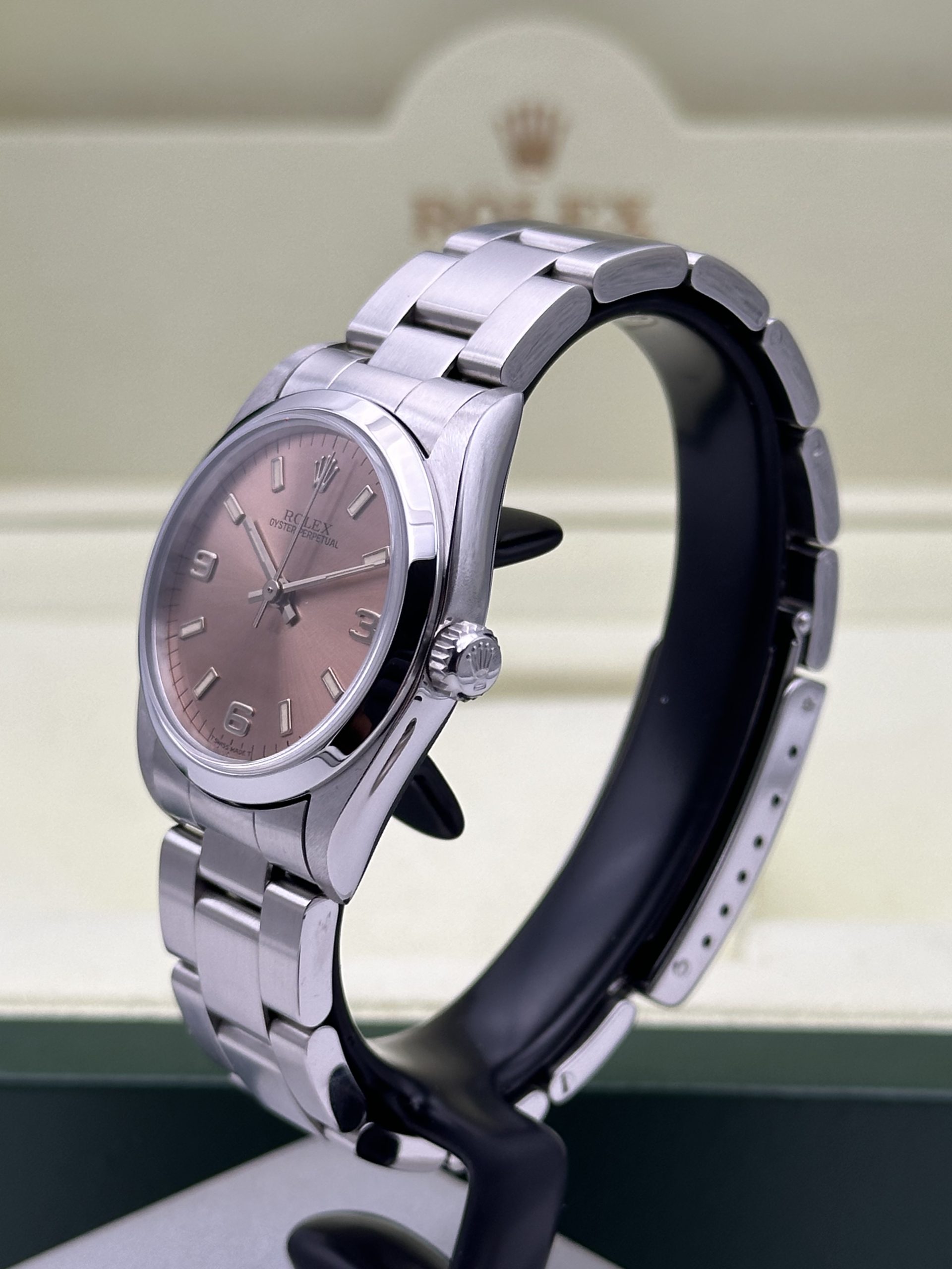 Rolex Oyster Perpetual 31 mm Perfect Condition Like New Pink Dial 1998 - immagine 7