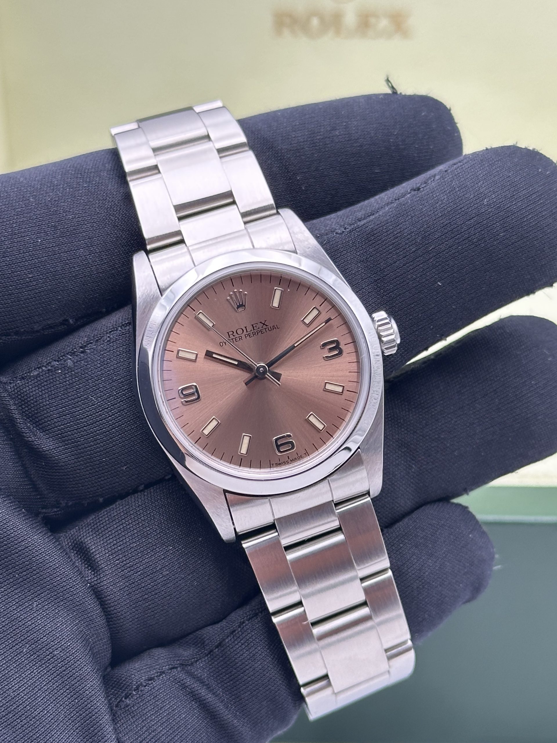Rolex Oyster Perpetual 31 mm Perfect Condition Like New Pink Dial 1998 - immagine 9