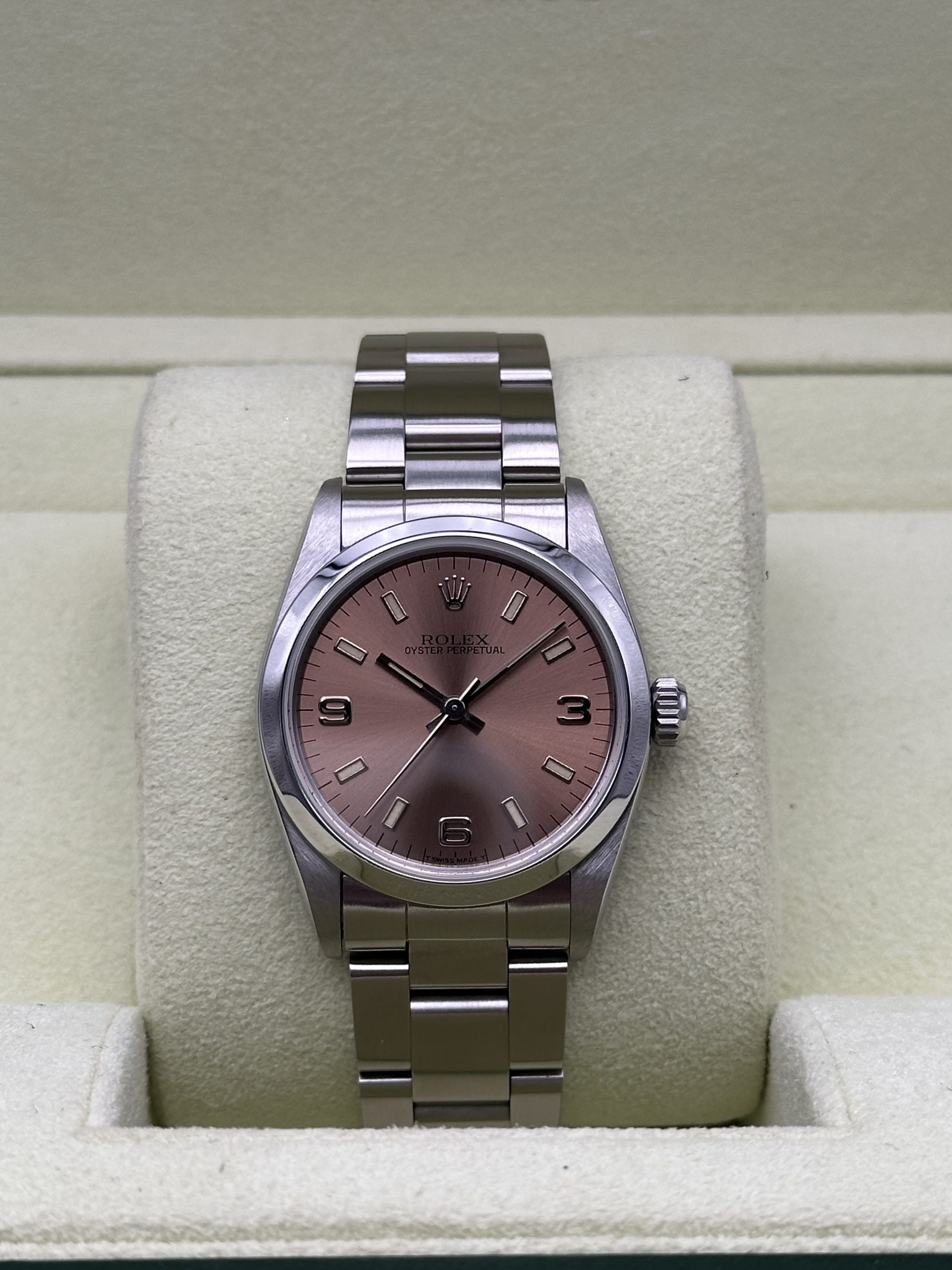 Rolex Oyster Perpetual 31 mm Perfect Condition Like New Pink Dial 1998 - immagine 16