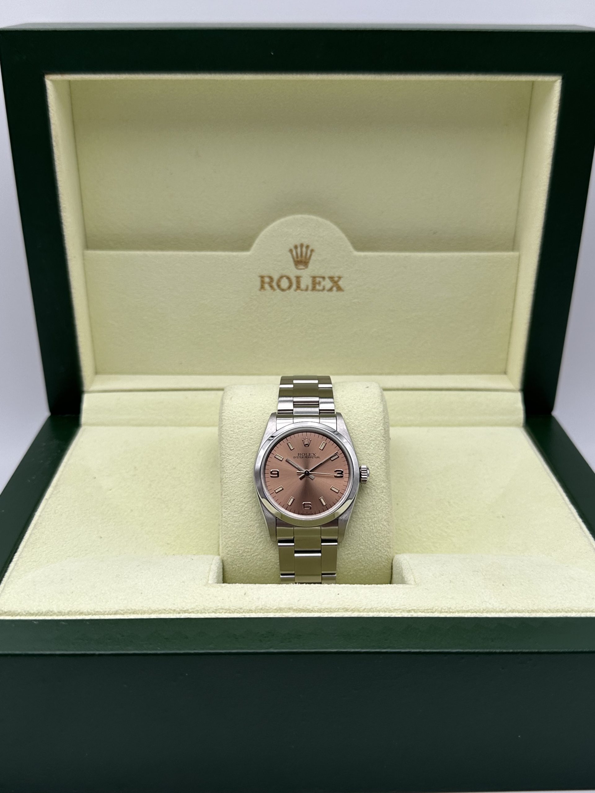 Rolex Oyster Perpetual 31 mm Perfect Condition Like New Pink Dial 1998 - immagine 2