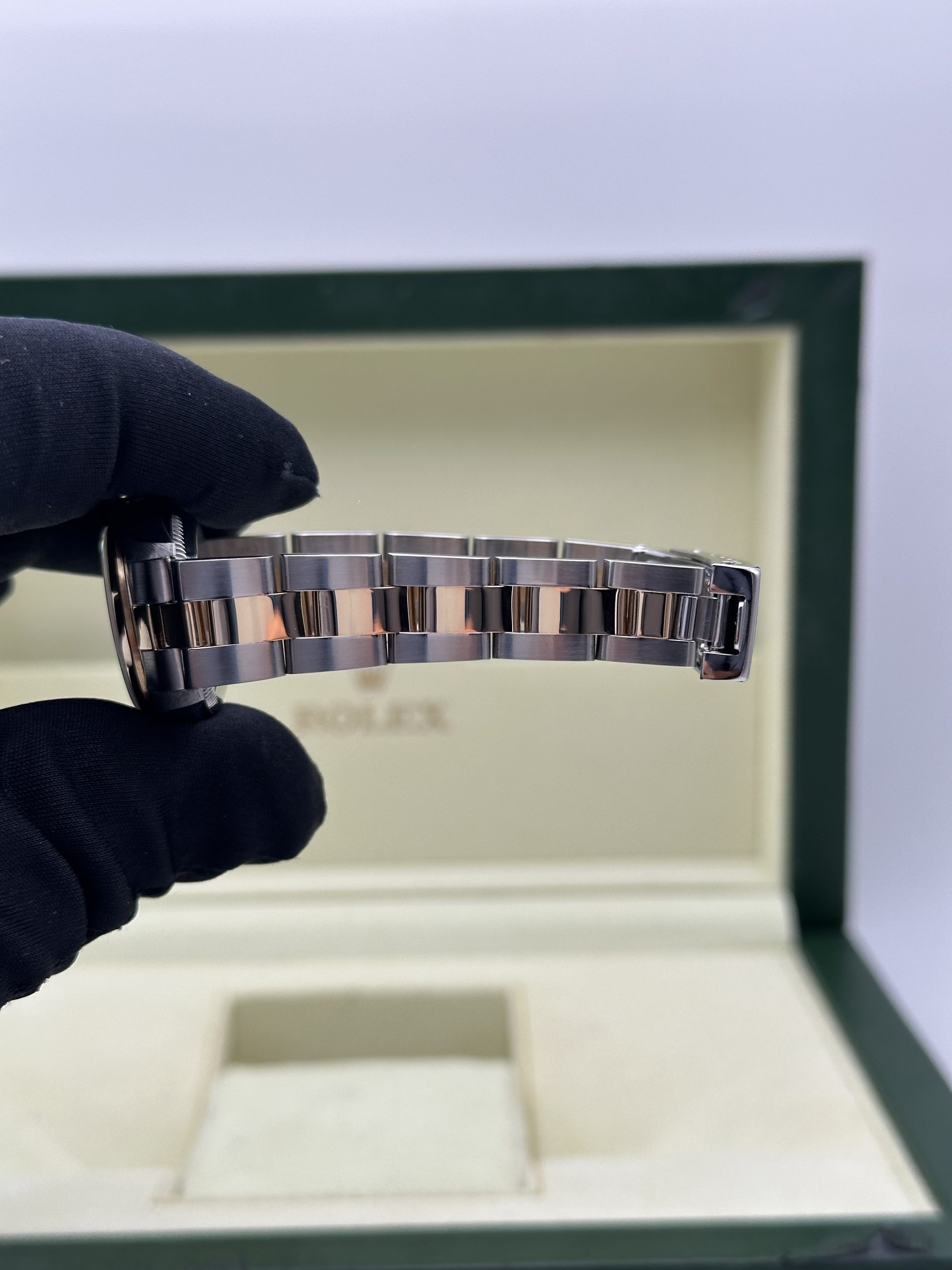 Rolex Oyster Perpetual Lady 76183 Perfect Condition Steel And Yellow Gold Grey Dial 2002 - immagine 11