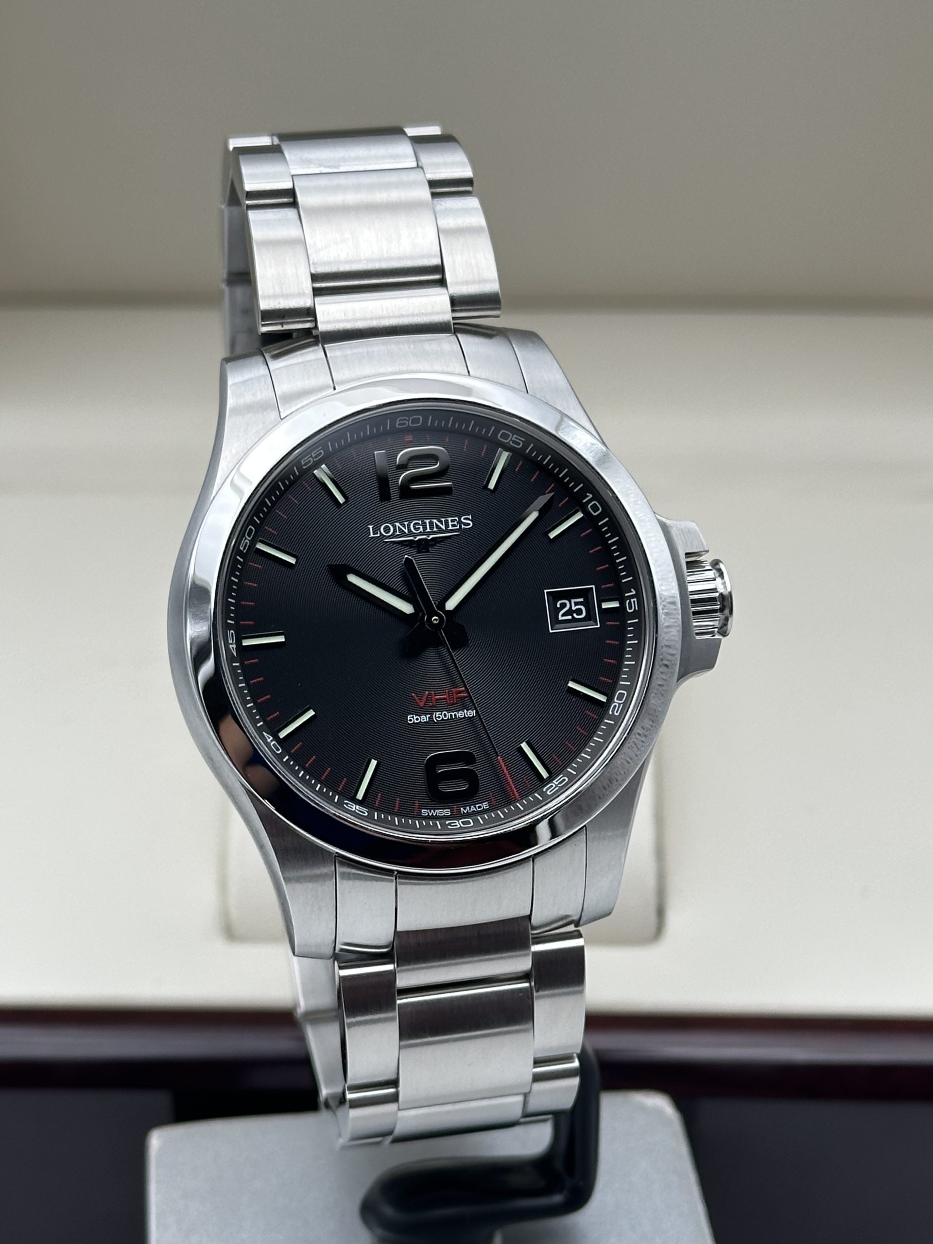 Longines Conquest V.h.p. L37164566 Full Set Perfect Condition 2019 - immagine 6