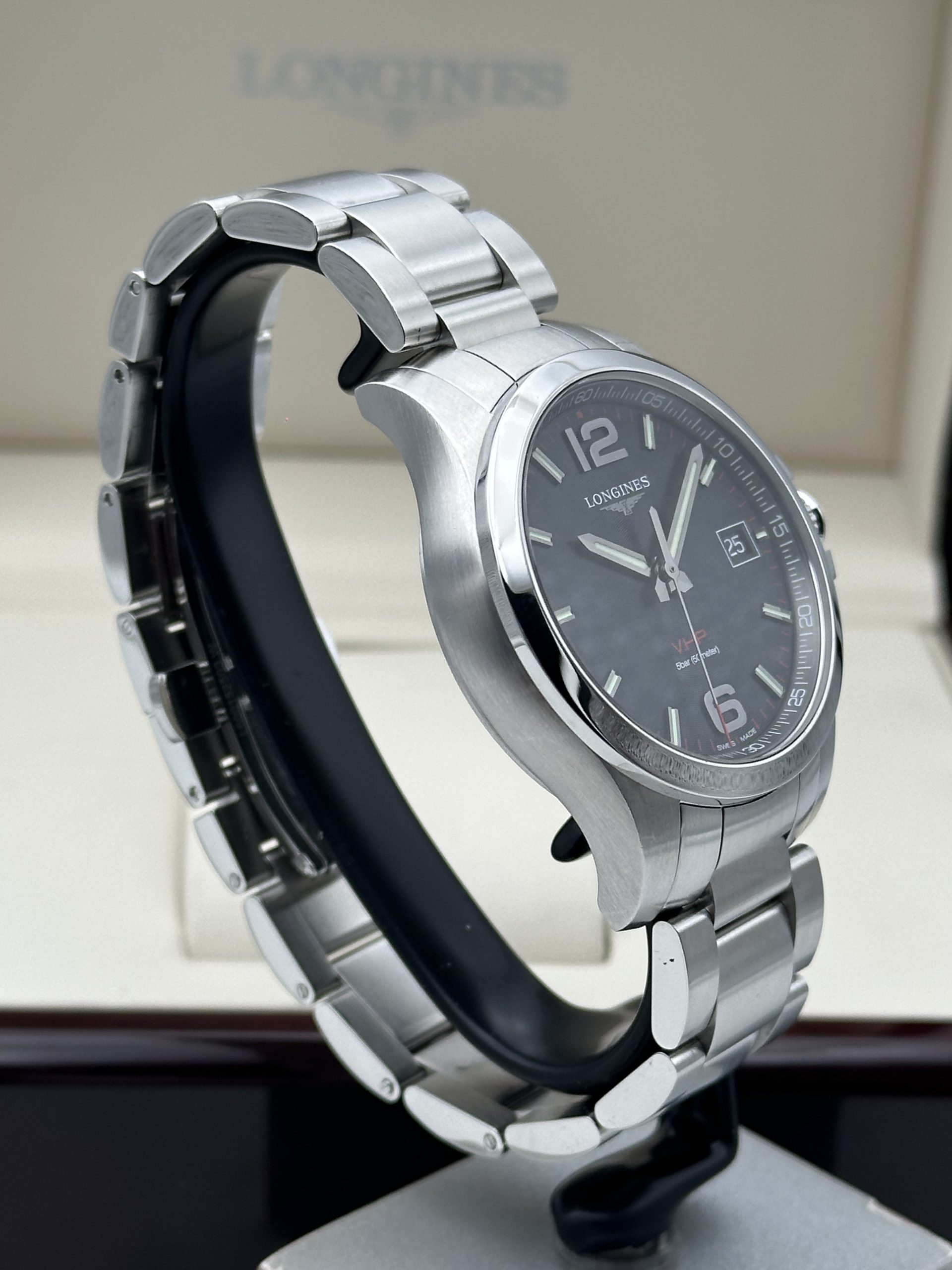 Longines Conquest V.h.p. L37164566 Full Set Perfect Condition 2019 - immagine 7