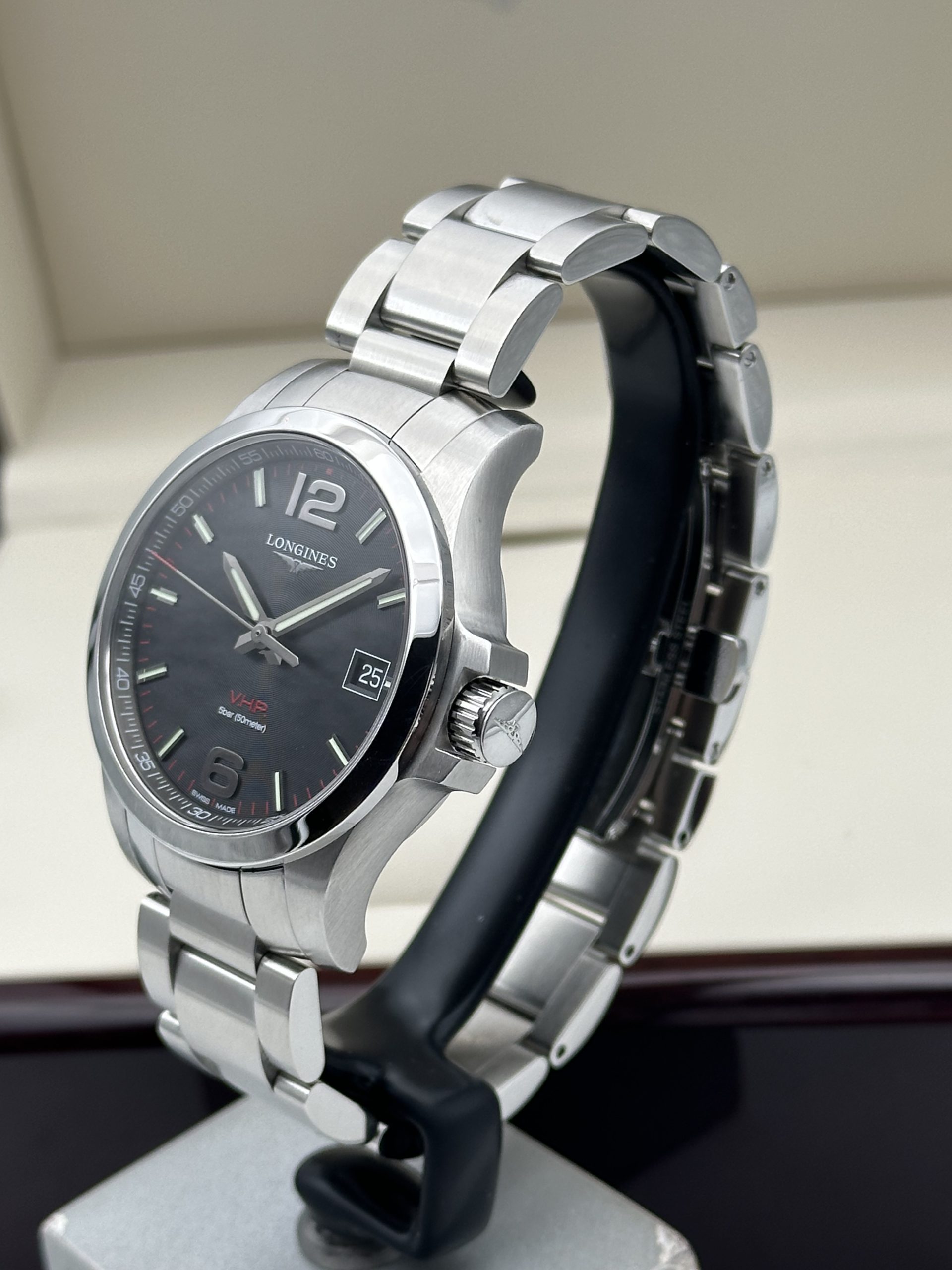 Longines Conquest V.h.p. L37164566 Full Set Perfect Condition 2019 - immagine 9