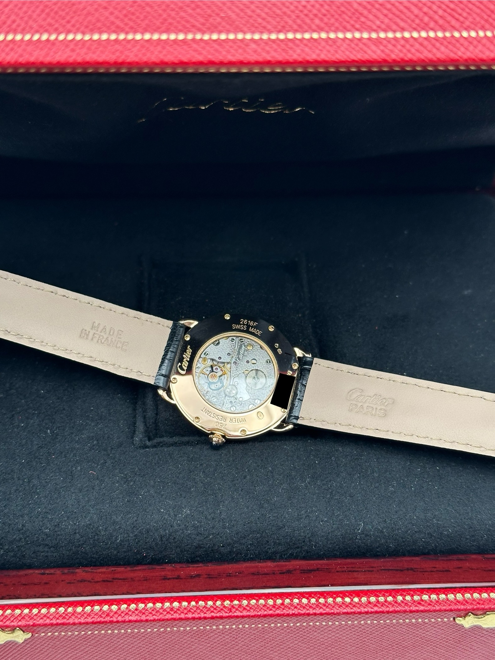 Cartier Ronde Louis Cartier Collection Privée Cartier Paris CPCP PERCECT CONDITION FULL SET 2616F ROSE GOLD 18K 2006 - immagine 13