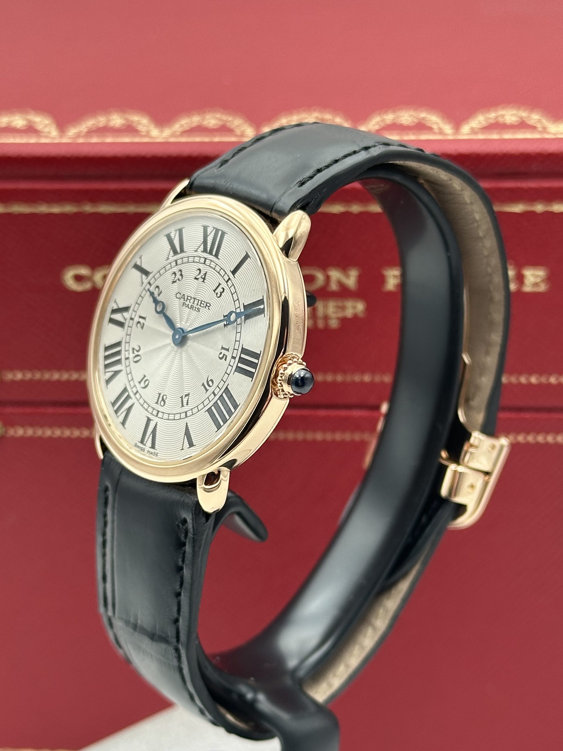 Cartier Ronde Louis Cartier Collection Privée Cartier Paris CPCP PERCECT CONDITION FULL SET 2616F ROSE GOLD 18K 2006 - immagine 8