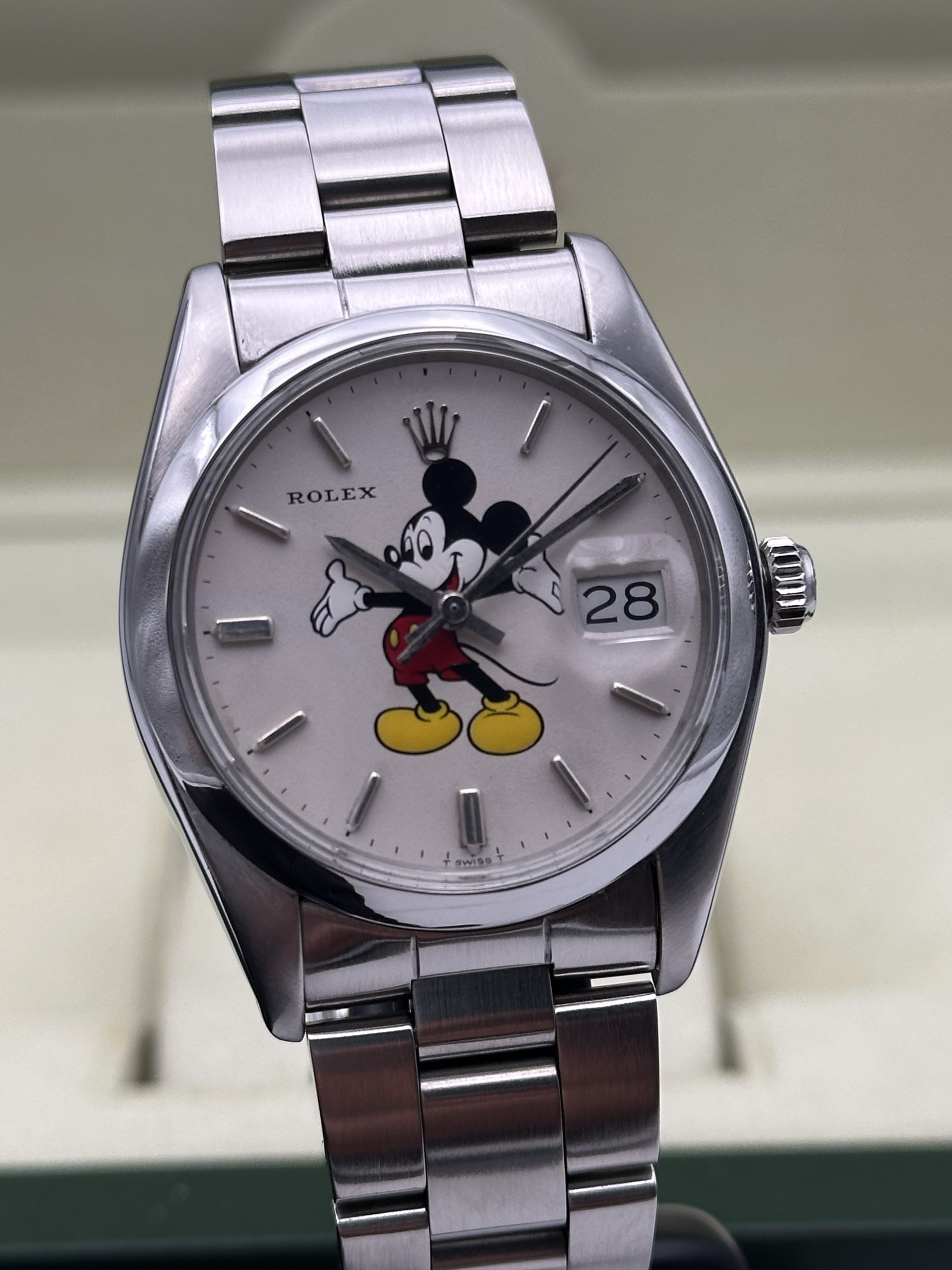 Rolex Oysterdate Precision Oyster Date Precision Mickey Mouse Dial - Topolino 6694 Good Condition - immagine 4
