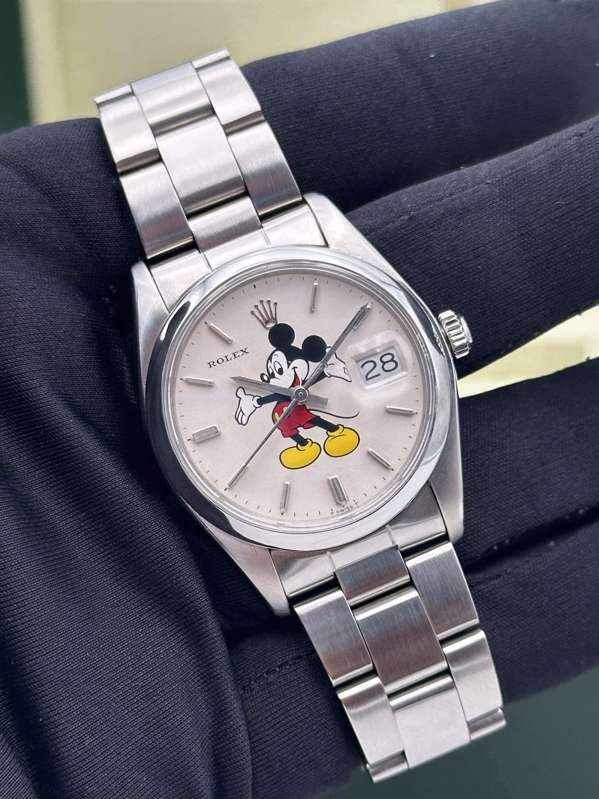 Rolex Oysterdate Precision Oyster Date Precision Mickey Mouse Dial - Topolino 6694 Good Condition - immagine 9