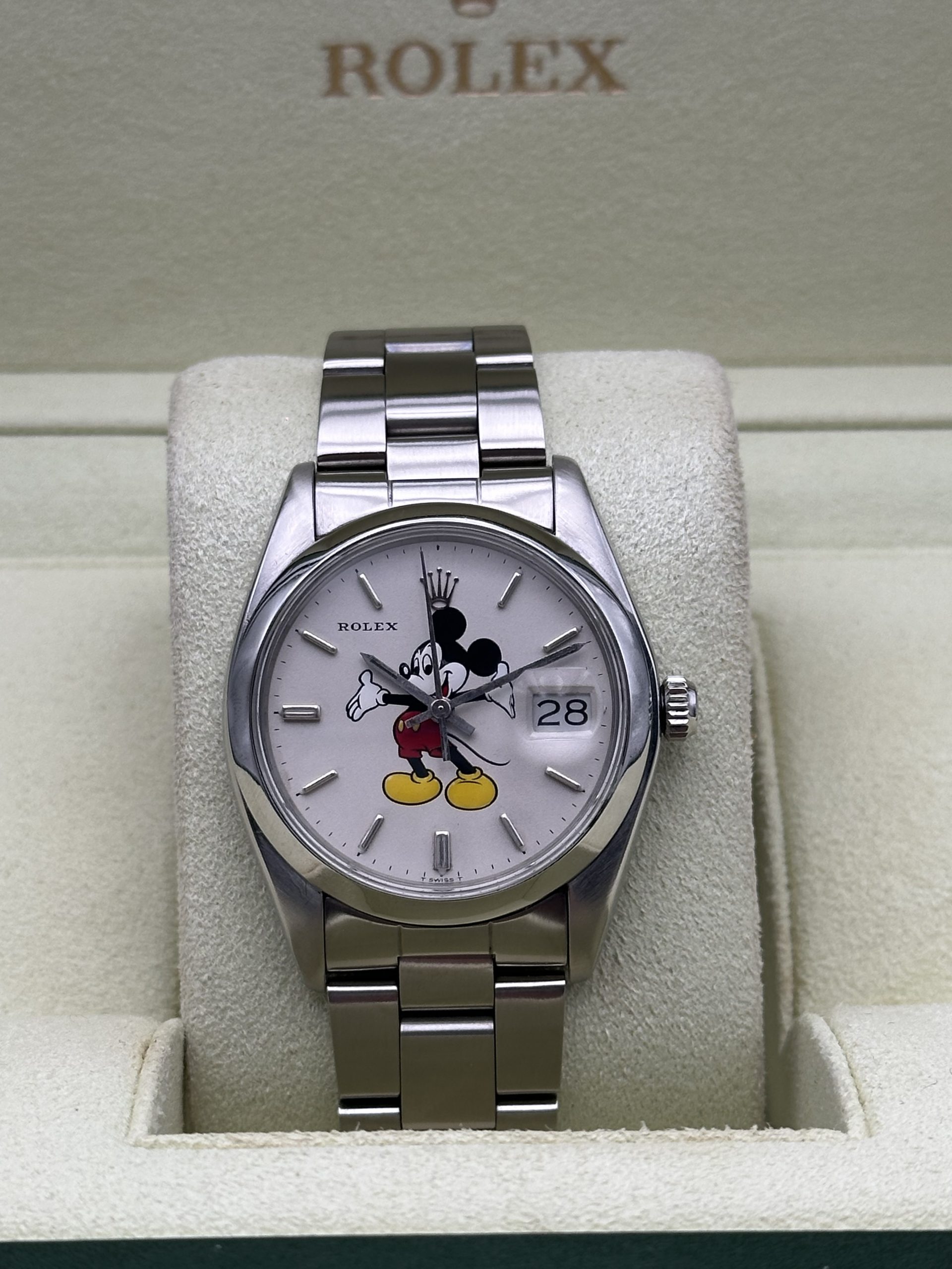 Rolex Oysterdate Precision Oyster Date Precision Mickey Mouse Dial - Topolino 6694 Good Condition - immagine 16