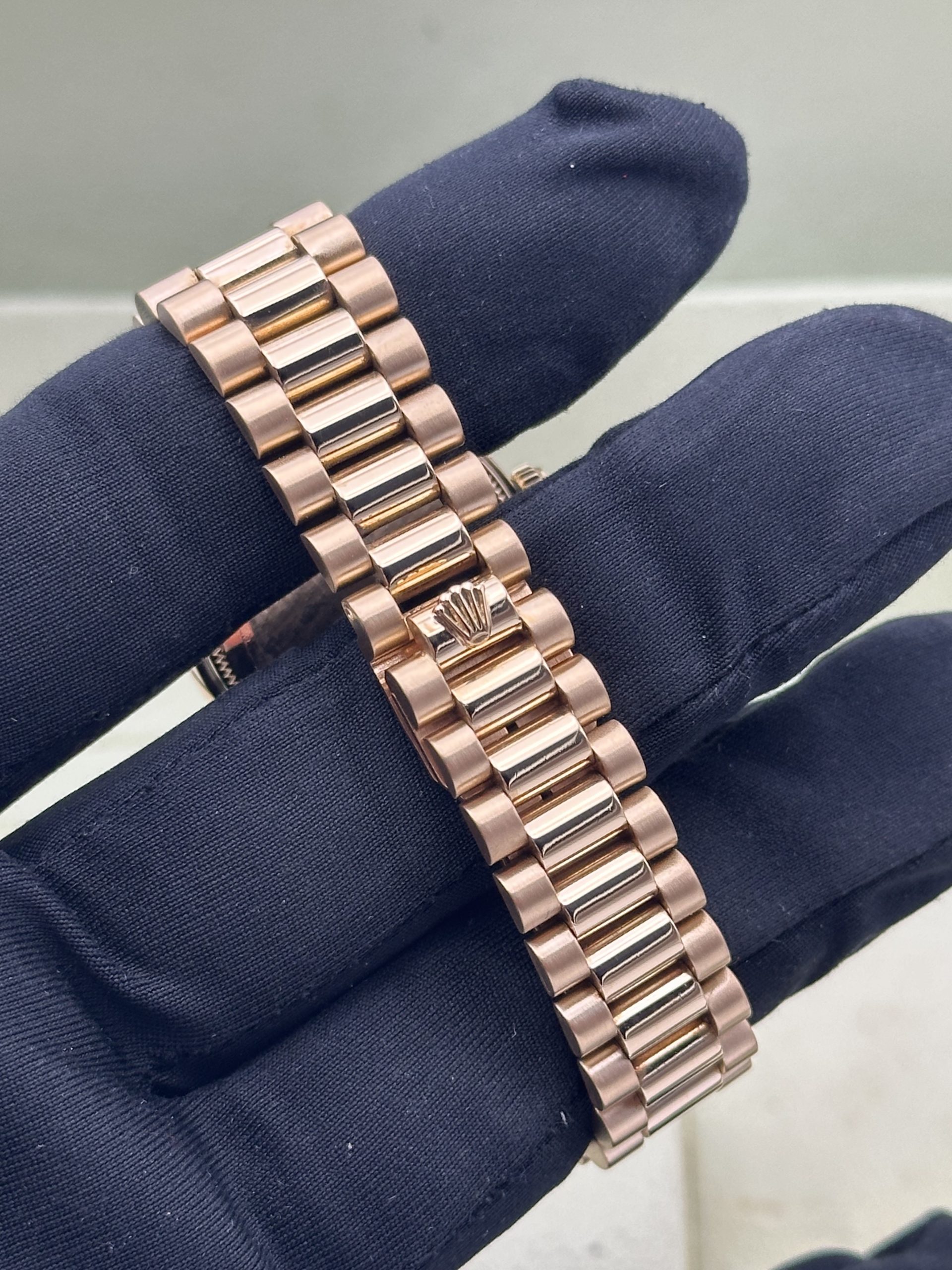 Rolex Datejust 31mm Champagne Dial Perfect Condition 6827 President Yellow Gold 18K - immagine 12