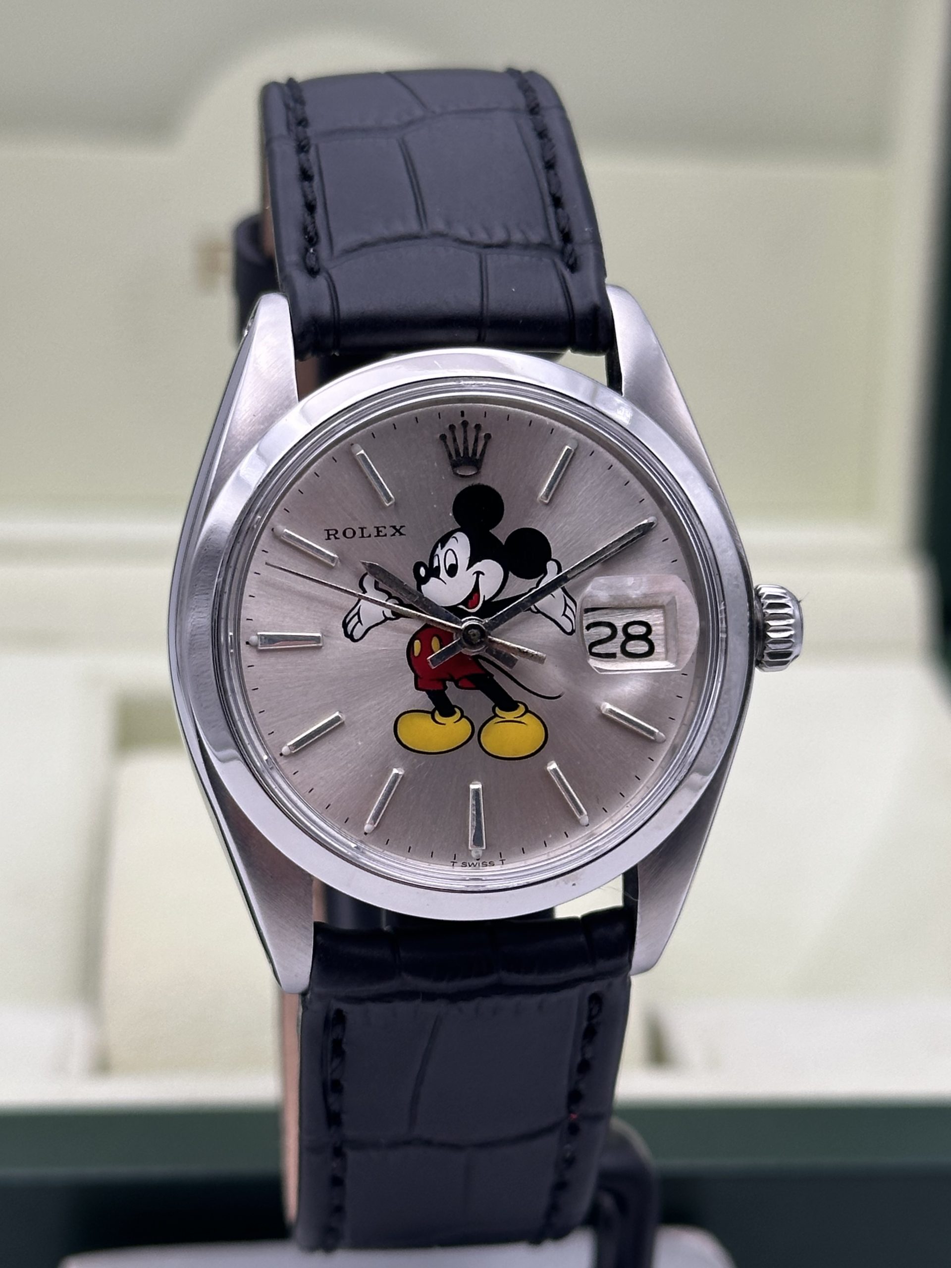 Rolex Oysterdate Precision Oyster Date Precision Mickey Mouse Dial - Topolino 6694 Good Condition - immagine 3