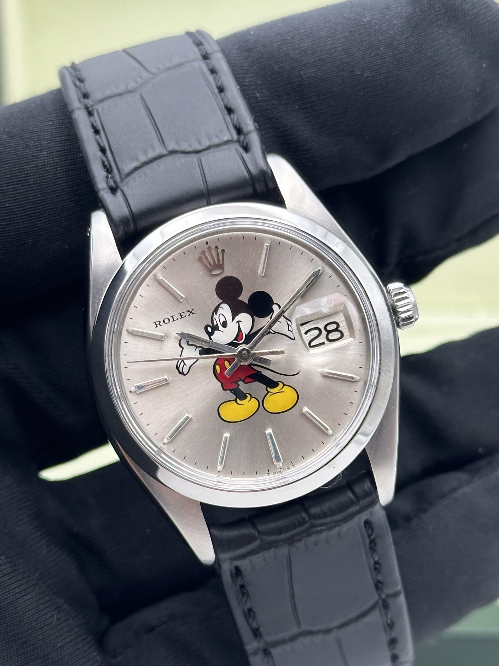 Rolex Oysterdate Precision Oyster Date Precision Mickey Mouse Dial - Topolino 6694 Good Condition - immagine 8