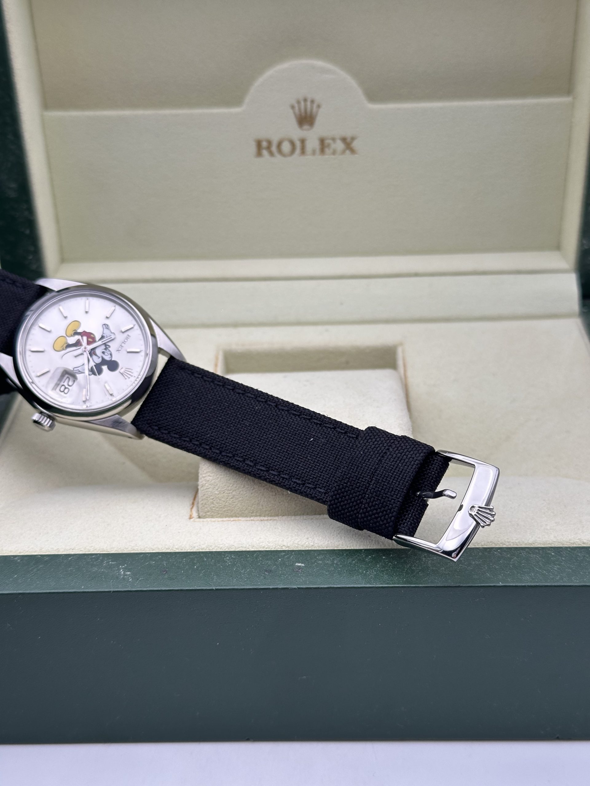 Rolex Oysterdate Precision Oyster Date Precision Mickey Mouse Dial - Topolino 6694 Good Condition - immagine 12